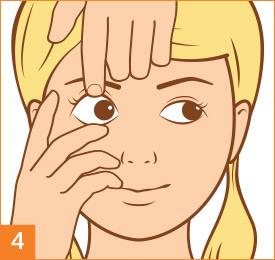 Schritt 4: Kontaktlinsen kontrollieren